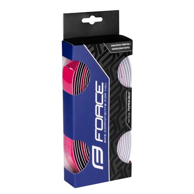 Handlebar tape FORCE Eva Dual (black/pink)