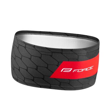 Headband FORCE FIT sport (black/red) UNI