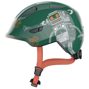 Helmet ABUS Smiley 3.0, S, 45-50 cm green robo (green)