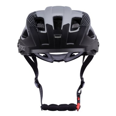Helmet FORCE AVES MTB, L-XL  58 - 61 cm (grey/black, matte)