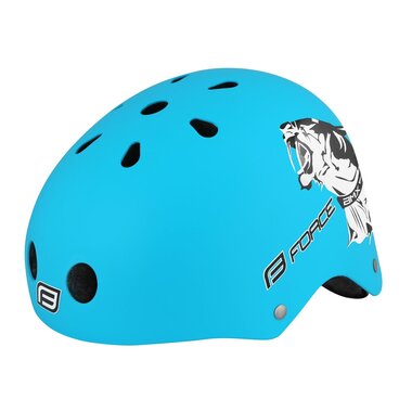 Helmet FORCE BMX 58-63cm L-XL (matt blue)