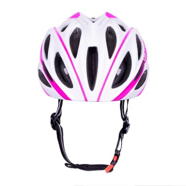 Helmet FORCE BULL, S-M, 54-58cm (white/pink)