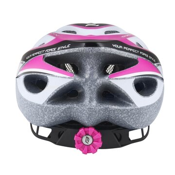 Helmet FORCE Hal 58-62cm L-XL (white/pink/black)