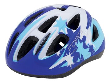 Helmet FORCE Lark 54-58cm M (kids, blue/white)