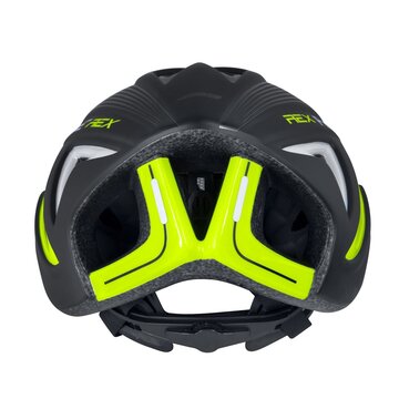 Helmet FORCE Rex 58-61cm L-XL (black/fluorescent)