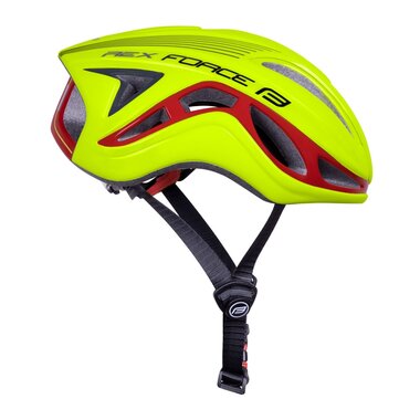 Helmet FORCE Rex 58-61cm L-XL (fluorescent/red)