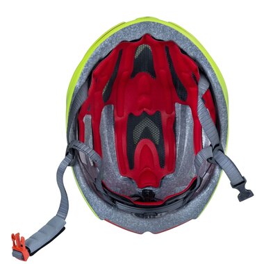 Helmet FORCE Rex 58-61cm L-XL (fluorescent/red)