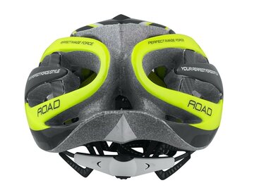 Helmet FORCE Road 54-58cm (black/fluorescent)
