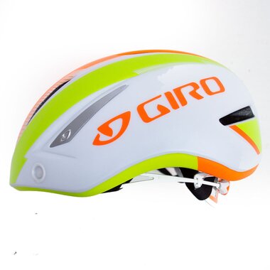 Helmet GIRO Air Attack Shield, S 51-55cm (white/orange/yellow)