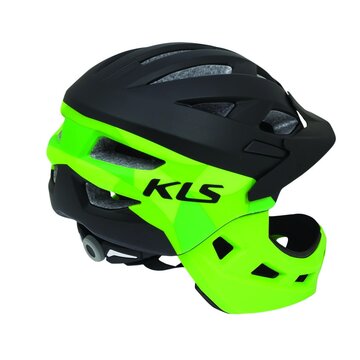 Helmet KLS Sprout XS 47-52cm (black/green) 