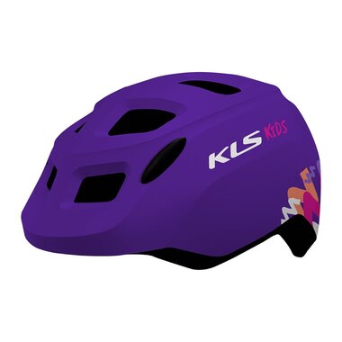 Šalmas KLS Zigzag 022, S/M 50- 55 cm, (violetinis)