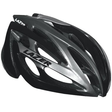 Helmet Lazer O2, 52-56 cm (black/grey)