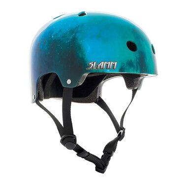 Helmet SLAMM LOGO Nebula, XXS-XS 49-52 cm (turquoise)