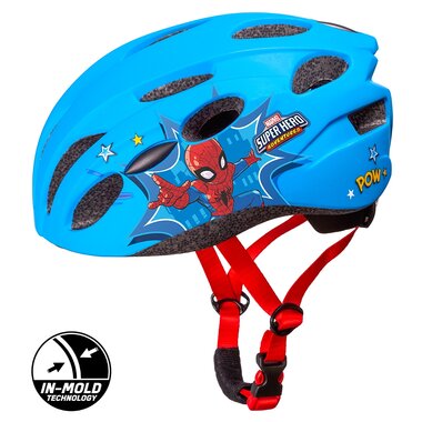 Helmet SPIDERMAN, in-mold 52-56 cm (blue/red)