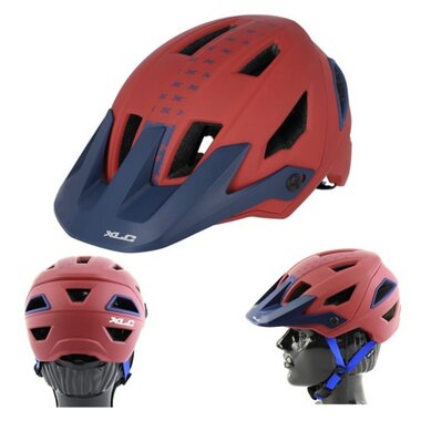 Helmet XLC ENDURO, L/XL (58-62cm) (red)