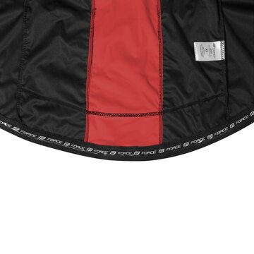 Jacket FORCE X57 Lady windproof (black/red) size L