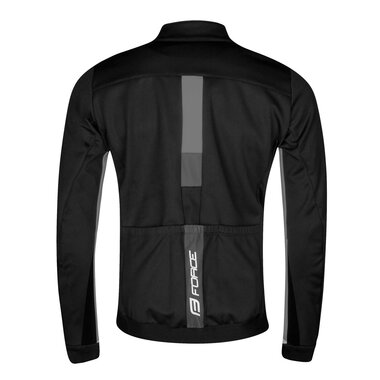 Jacket Softshell FORCE FROST XXL (black/grey) 