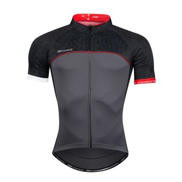 Jersey FORCE Finisher (black/red) M