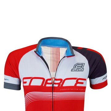 Jersey FORCE LUX short sleeves (black/red) size XXL