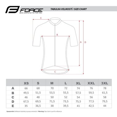 Marškinėliai FORCE MTB Core, (fluorescenciniai/juodi) L