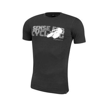Marškinėliai FORCE SENSE (juoda/pilka) M