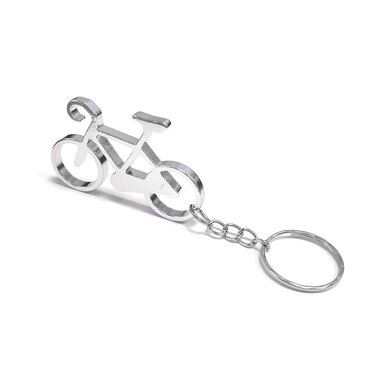 Key chain "BICYCLE" (silver)