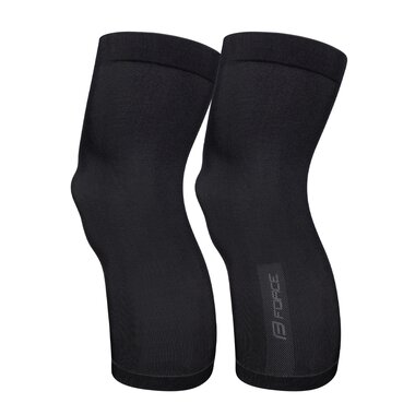 Knee warmers FORCE Breeze XL-XXL (black)