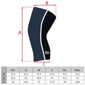 Knee warmers FORCE Wind-X, XXL (black)