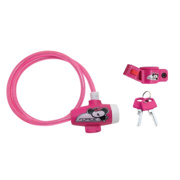 Lock FORCE with holder 80cm/8mm (pink)