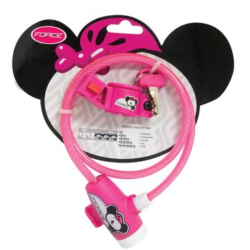 Lock FORCE with holder 80cm/8mm (pink)