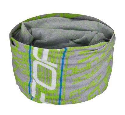 Multifunctional scarf FORCE Summer (grey/fluorescent)