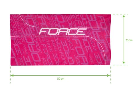 Multifunctional scarf FORCE summer UNI (pink)