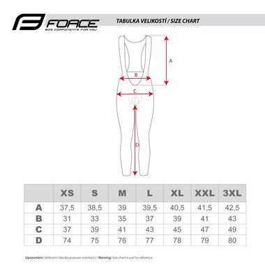 Pants FORCE Spring, with padding, (black) size XL