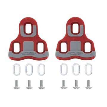 Pedal cleats Wellgo Road (red)