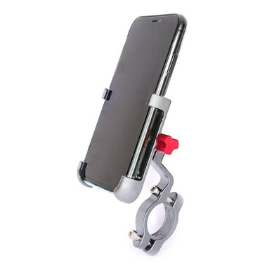 Phone holder on handlebar Beaster BS03S (silver)