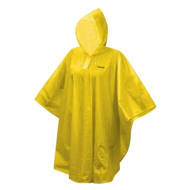 Rain coat FORCE for kids XS-M (yellow)
