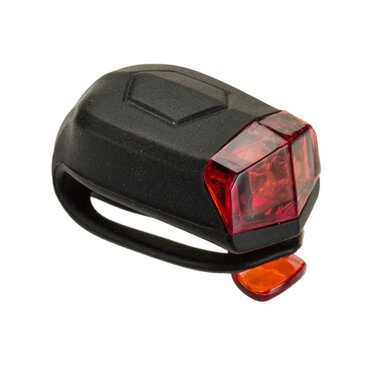 Rear light 'nfun 2 LED 4 functions (silicone, black)