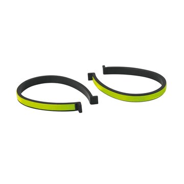 Reflective clips FORCE for trousers 1 pair (fluorescent)