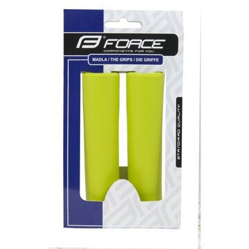 Резиновые ручки FORCE LOX (силикон, флуоресцентный)