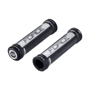 Rubber grips with Force logo, black