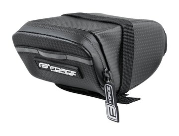 seat bag FORCE FANCY velcro (0.9l) (black)