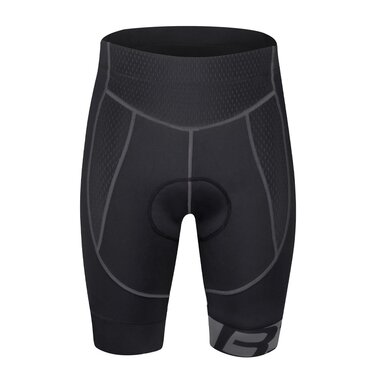Shorts FORCE B30 with pad (black/grey) M