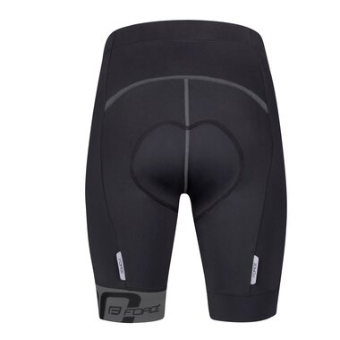 Shorts FORCE B30 with pad (black/grey) S