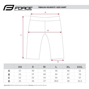 Shorts FORCE Blade MTB (black) L
