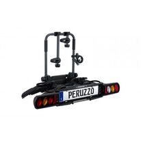 Autobagažinė Peruzzo Pure Instinct 2 dviračiam, ant grąžulo (plienas, atlenkiama)