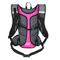 Backpack FORCE Aron Ace 10l (grey/pink)
