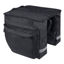 Dviračio krepšys ant bagažinės Force NOEM BUD, 2x18l (juodas)