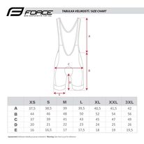Bibshorts FORCE B40 with padding (black/fluorescent) S