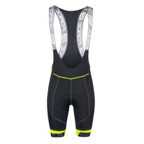 Bibshorts FORCE Fame with padding (black/fluorescent) M