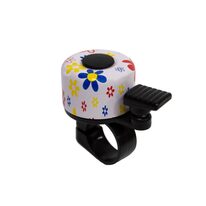 Bicycle bell BONIN 35mm (white with flowers)